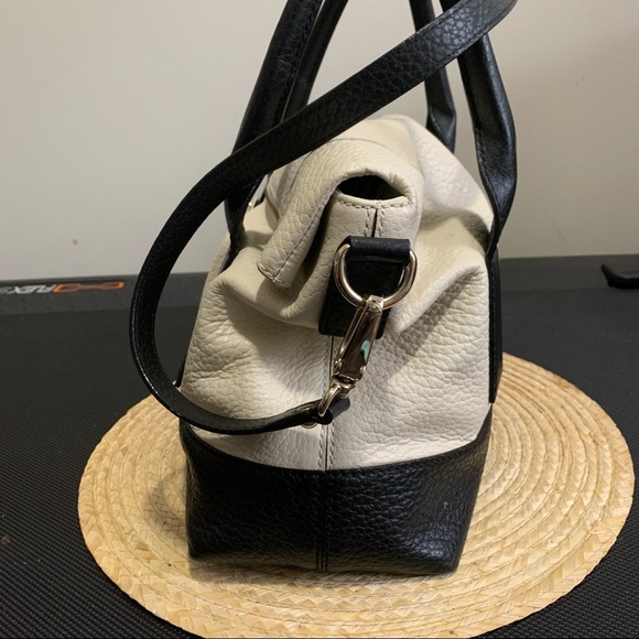 Kate Spade Leather Fold-Over Dress Satchel shoulder Hand Bag - Picture 4 of 16